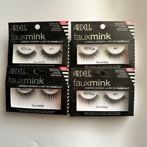 Lot of 4 Ardell Faux Mink Lashes 817